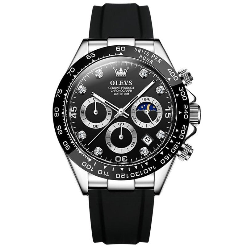 Montre Homme Élégante Acier Inoxydable