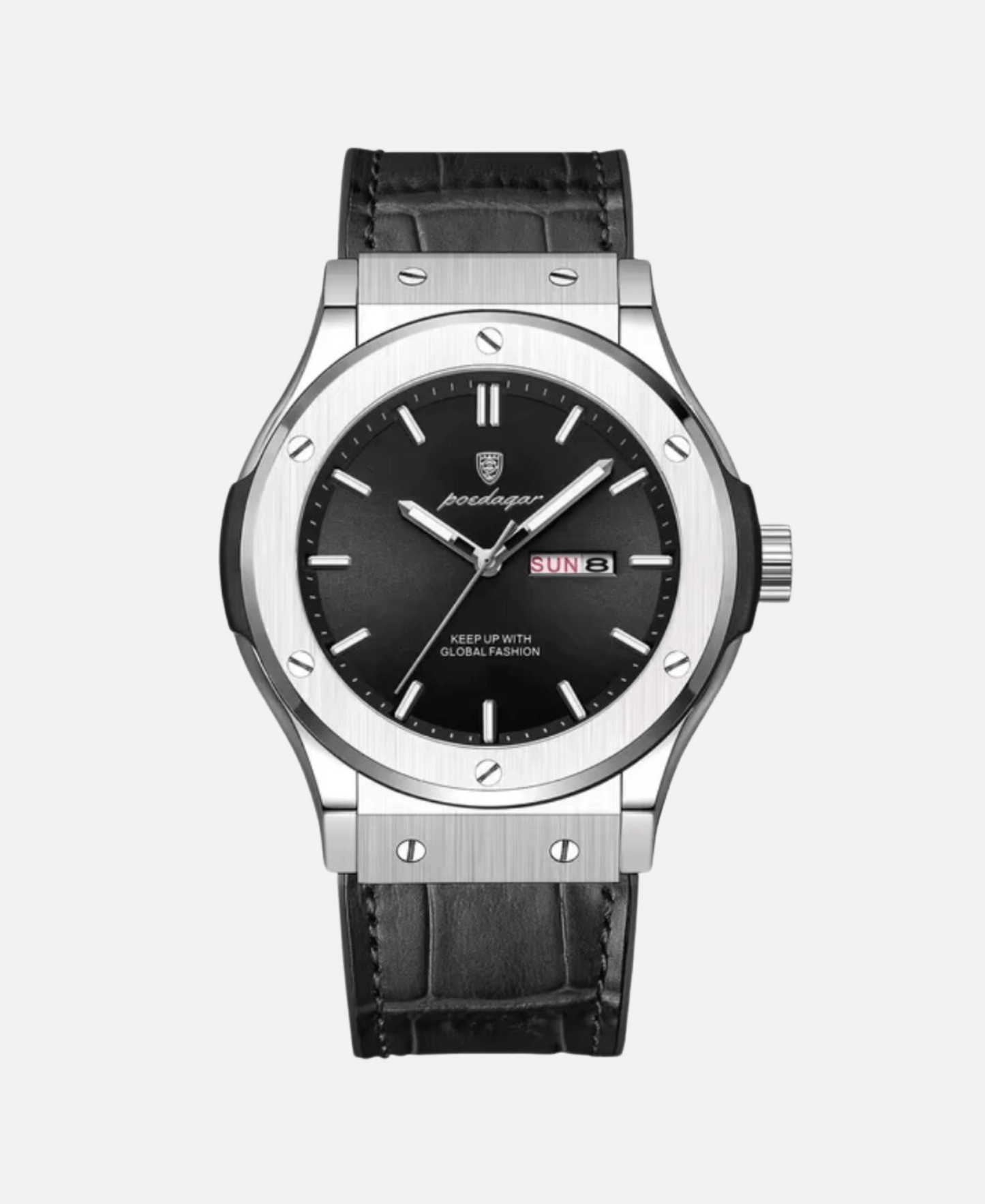 Montre Homme Classique Élégante Cuir