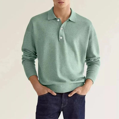 Polo Manche Longue Classique pour Homme