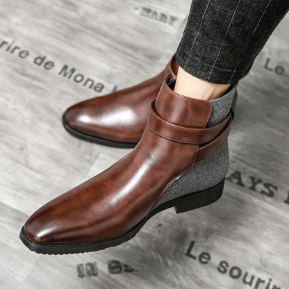 Bottines en Cuir pour Homme de Qualité