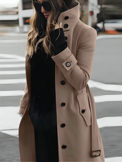 Manteau Femme Tailleur Gris Charbon Classique
