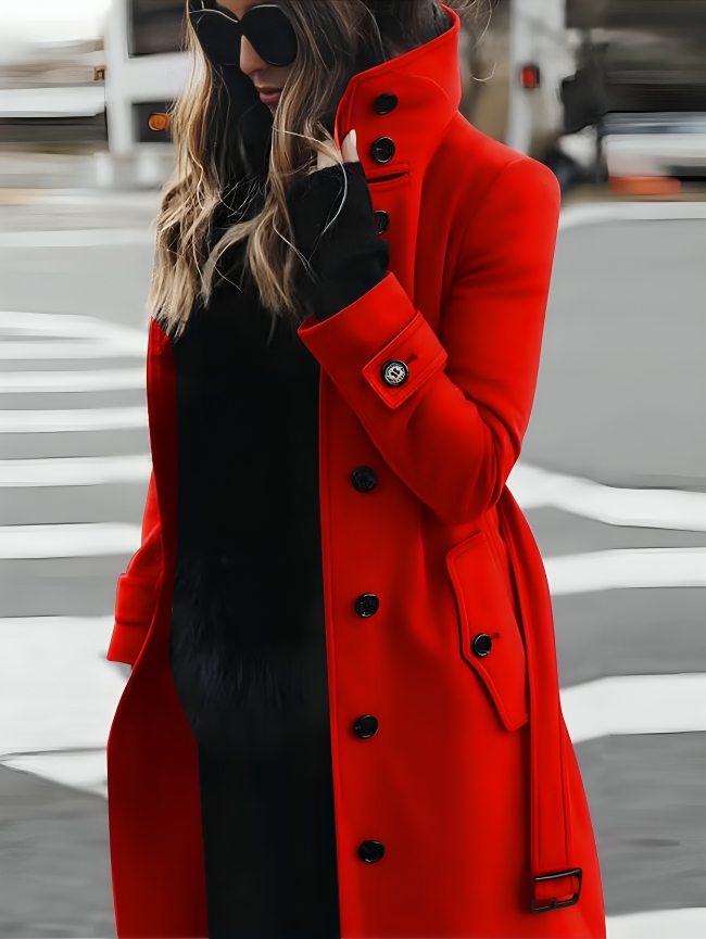 Manteau Femme Tailleur Gris Charbon Classique