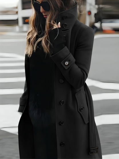 Manteau Femme Tailleur Gris Charbon Classique