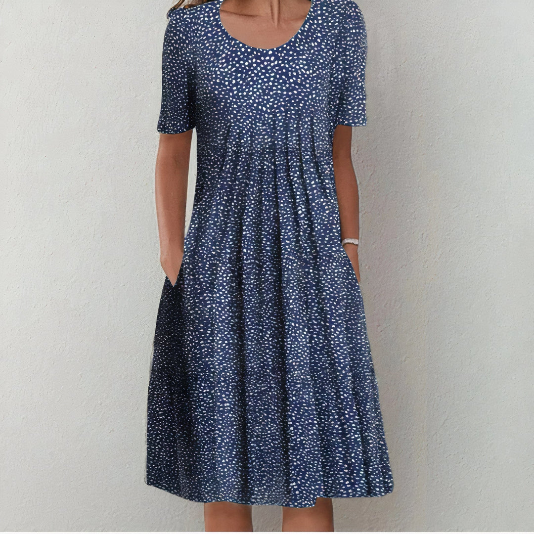 Robe Été Courte Florale Moderne