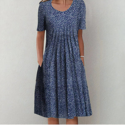 Robe Été Courte Florale Moderne