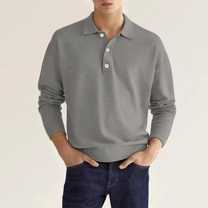 Polo Manche Longue Classique pour Homme