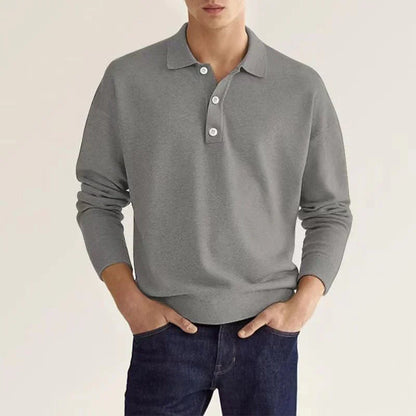 Polo Manche Longue Classique pour Homme