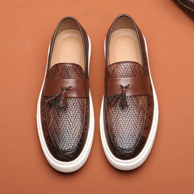 Mocassin Homme Cuir Élégant