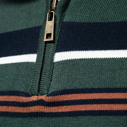 Pull en Maille pour Homme avec Fermeture Éclair