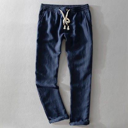 Pantalon Lin Élastique Homme