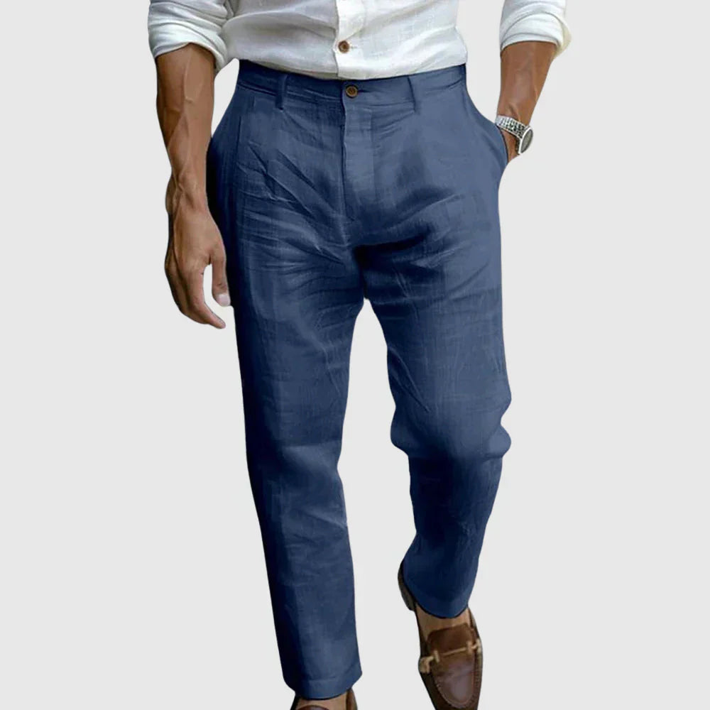 Pantalon Lin Homme Large et Confortable