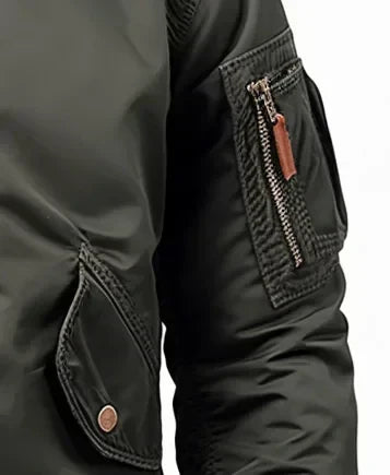 Blouson Homme Sport Cuir Noir