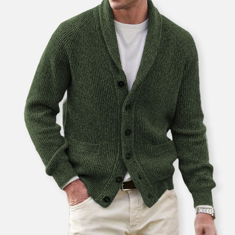 Cardigan Homme Tricot Chaud et Détendu