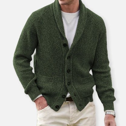 Cardigan Homme Tricot Chaud et Détendu