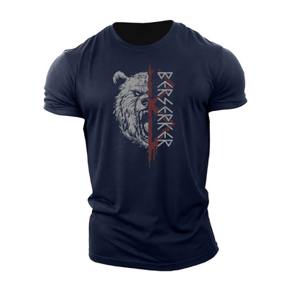 T-Shirt Homme Court Manches Coton Décontracté