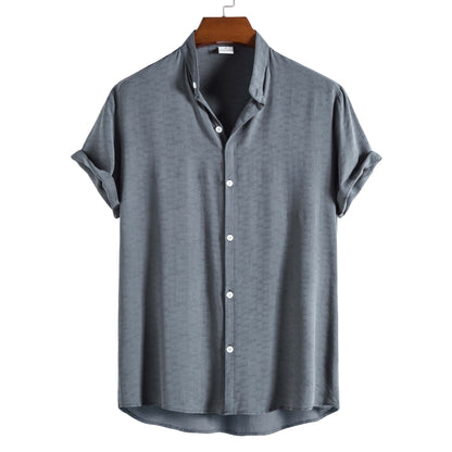 Chemise Homme Coton Élégant Blanc