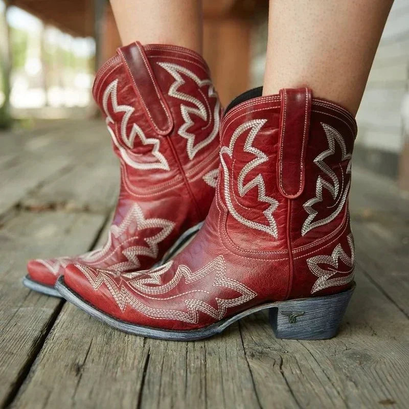 Bottes cowboy femme élégantes à broderieswestern