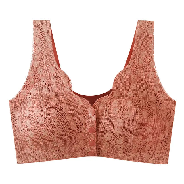 Soutien-gorge Femme Sans Armature Fermeture Frontale Confort Sans