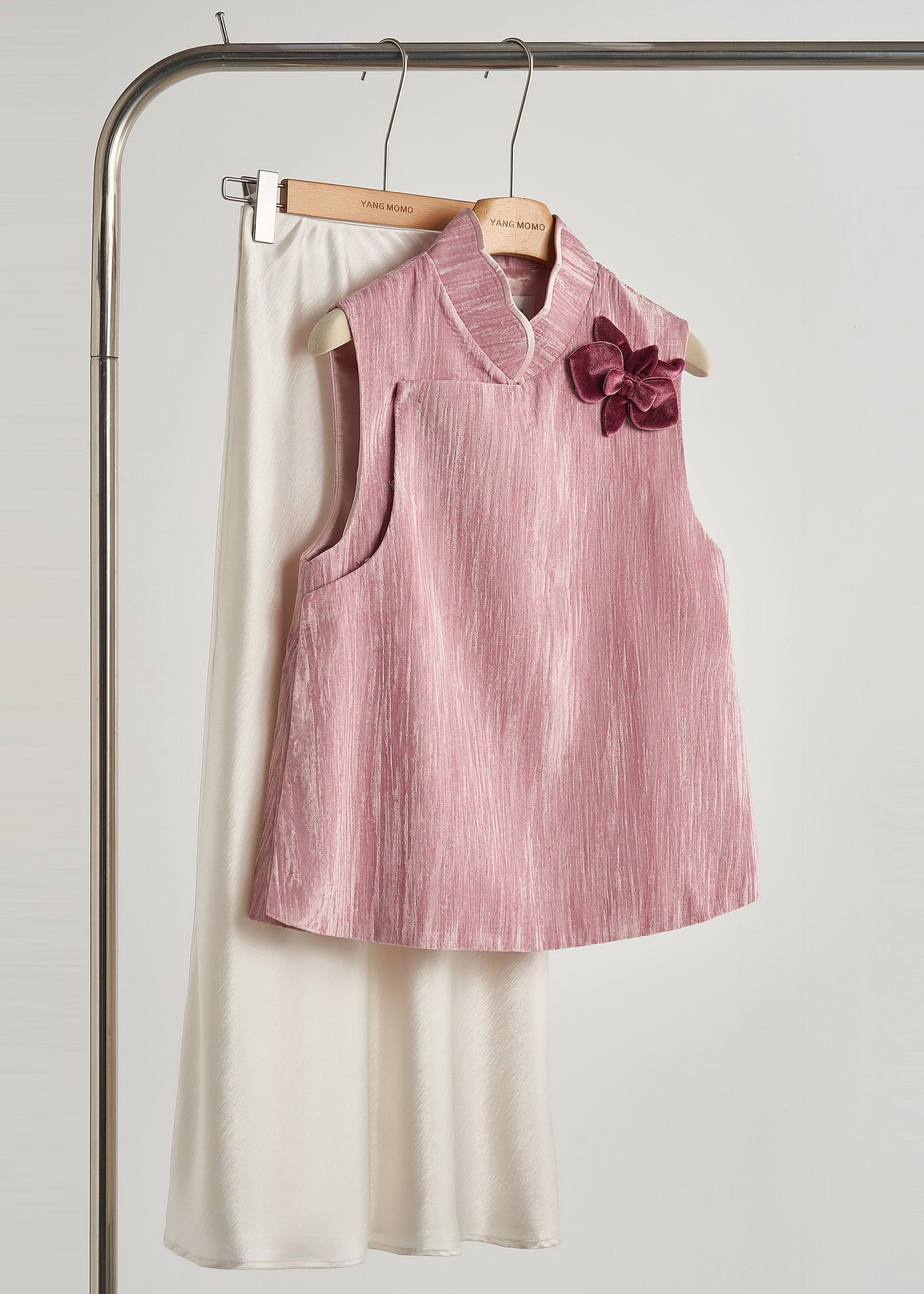 Douces vestes en velours de soie roses d'automne - EasyApparels