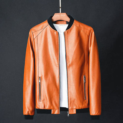 Veste en Cuir Homme Élégante et Robuste - PanierRoyale
