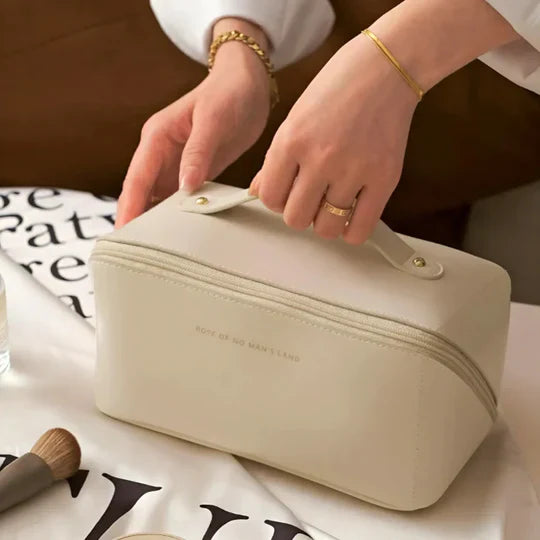 Étui à Maquillage Design avec Compartiments Organisés - PanierRoyale