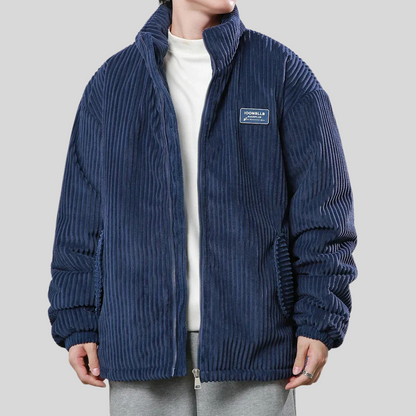 Veste Homme Hiver Chaude et Confortable à Col Montant