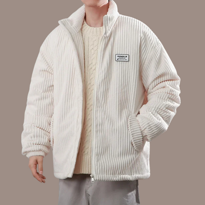 Veste Homme Hiver Chaude et Confortable à Col Montant