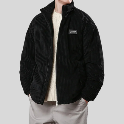 Veste Homme Hiver Chaude et Confortable à Col Montant