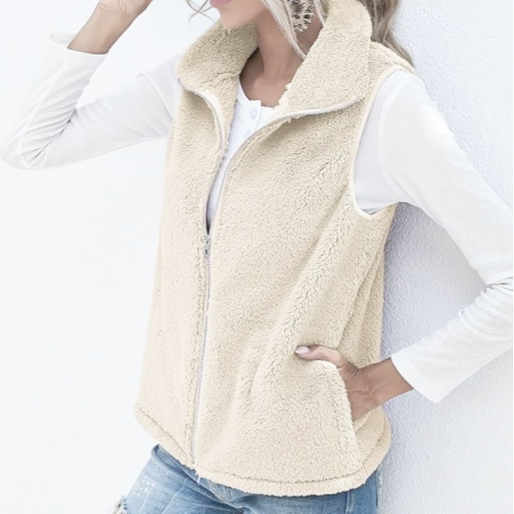 Gilet Hiver Léger et Confortable avec Manches Longues - vue 2