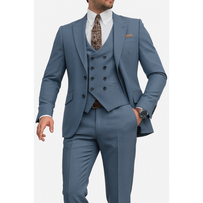 Costume Mariage Homme Classique Tailleur Noir Slim Fit