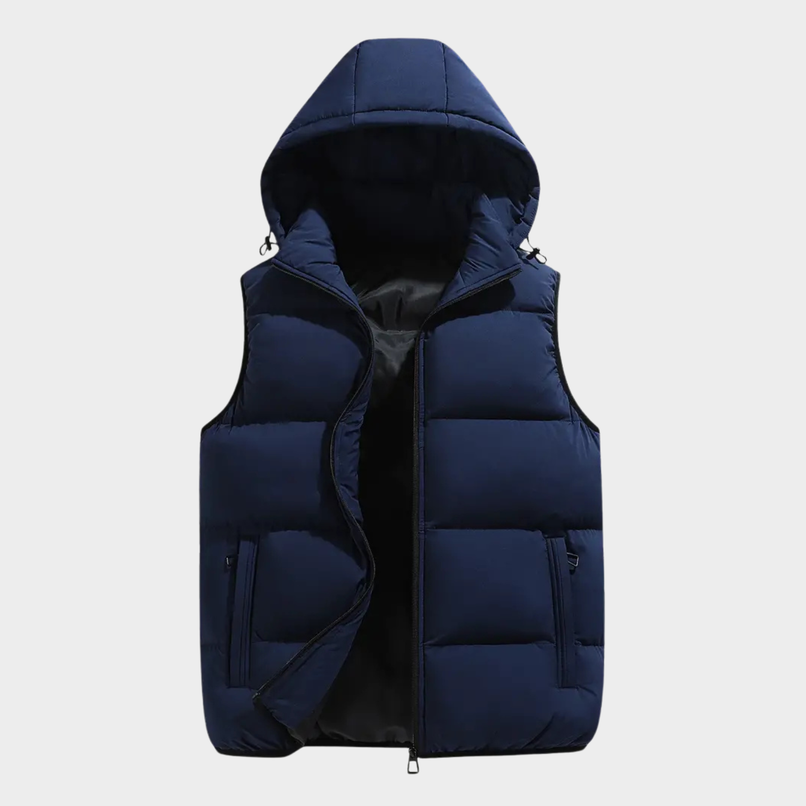 Blouson Hiver Homme Léger avec Capuche et Doublure Chaude - BerlinGlamour