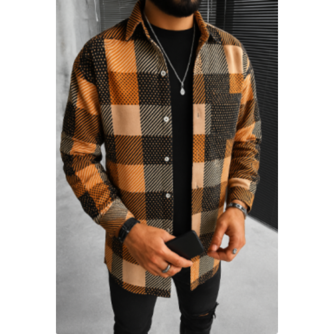 Chemise Homme Flanelle Hiver Manches Longues