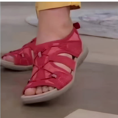 Sandales Femmes Confortables à Talons Réglables