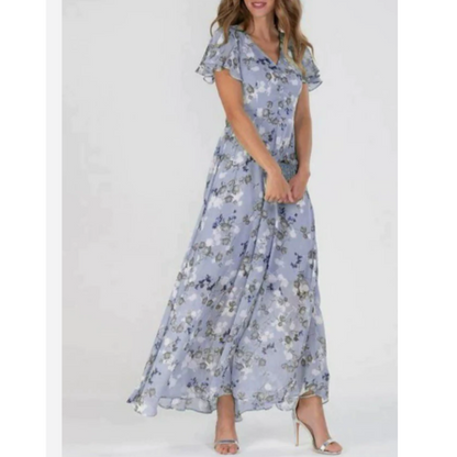 Robe Bohème Femme à Manches Bouffantes