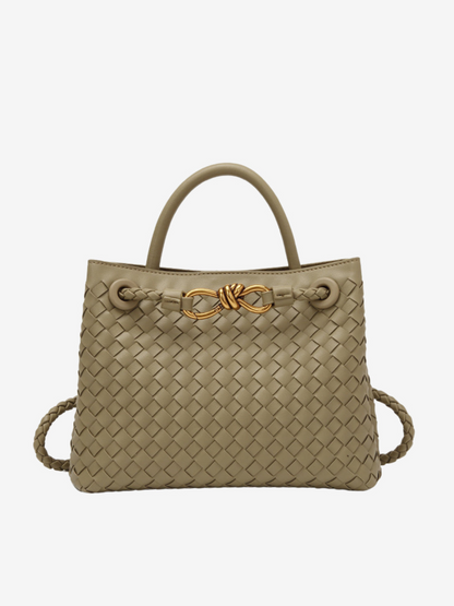 Sac à Main Paille Tressée avec Bretelle Adjustable