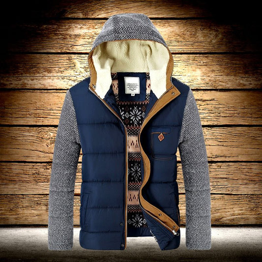 Blouson Hiver Mixte avec Fermeture Éclair Coloré - PanierRoyale