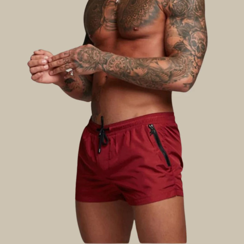 Short de bain Homme Slim avec ceinture ajustable - PanierRoyale