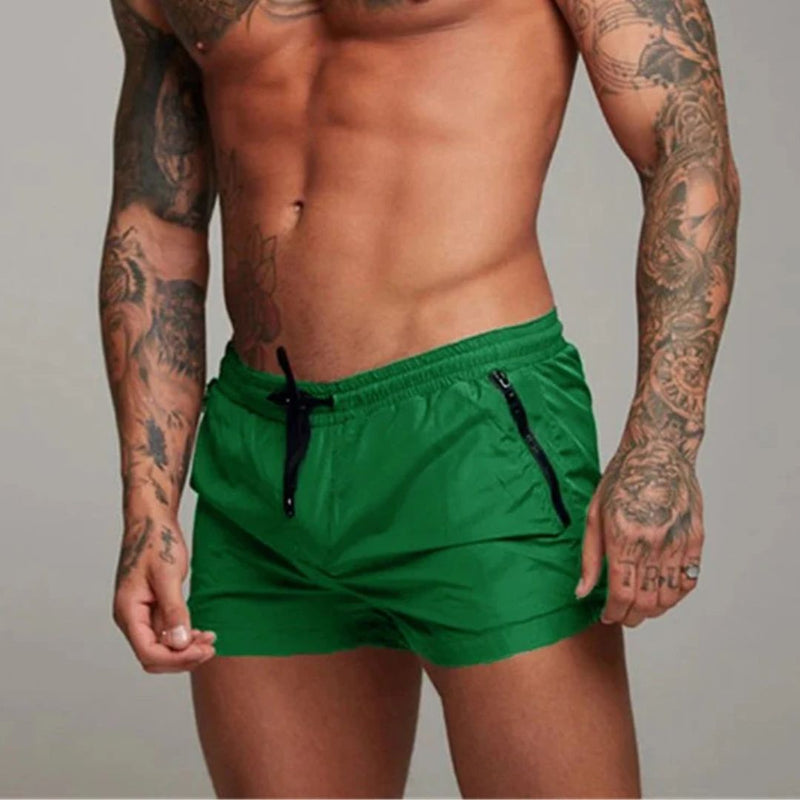 Short de bain Homme Slim avec ceinture ajustable