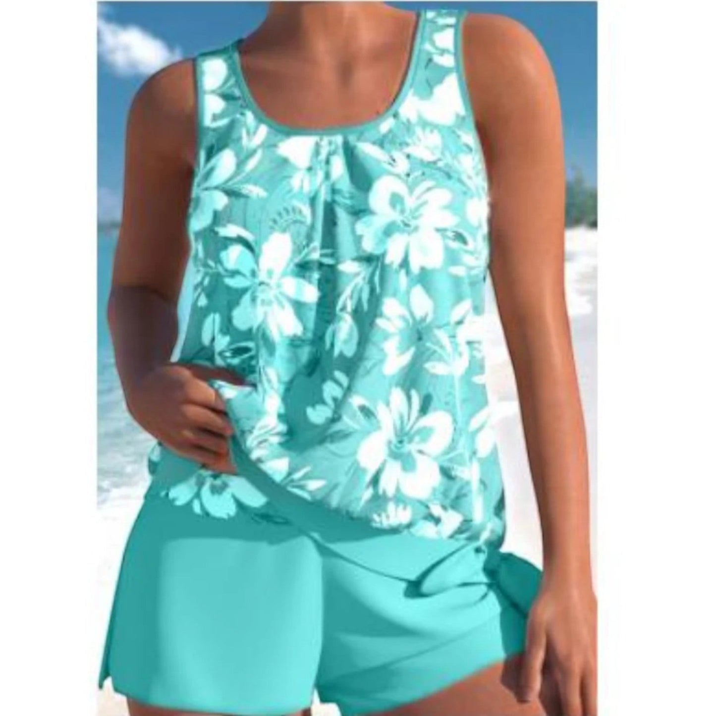 Maillot de Bain Tankini Floral Féminin pour Femme - PanierRoyale