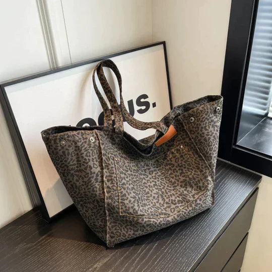 Sac à bandoulière animalier élégant femme