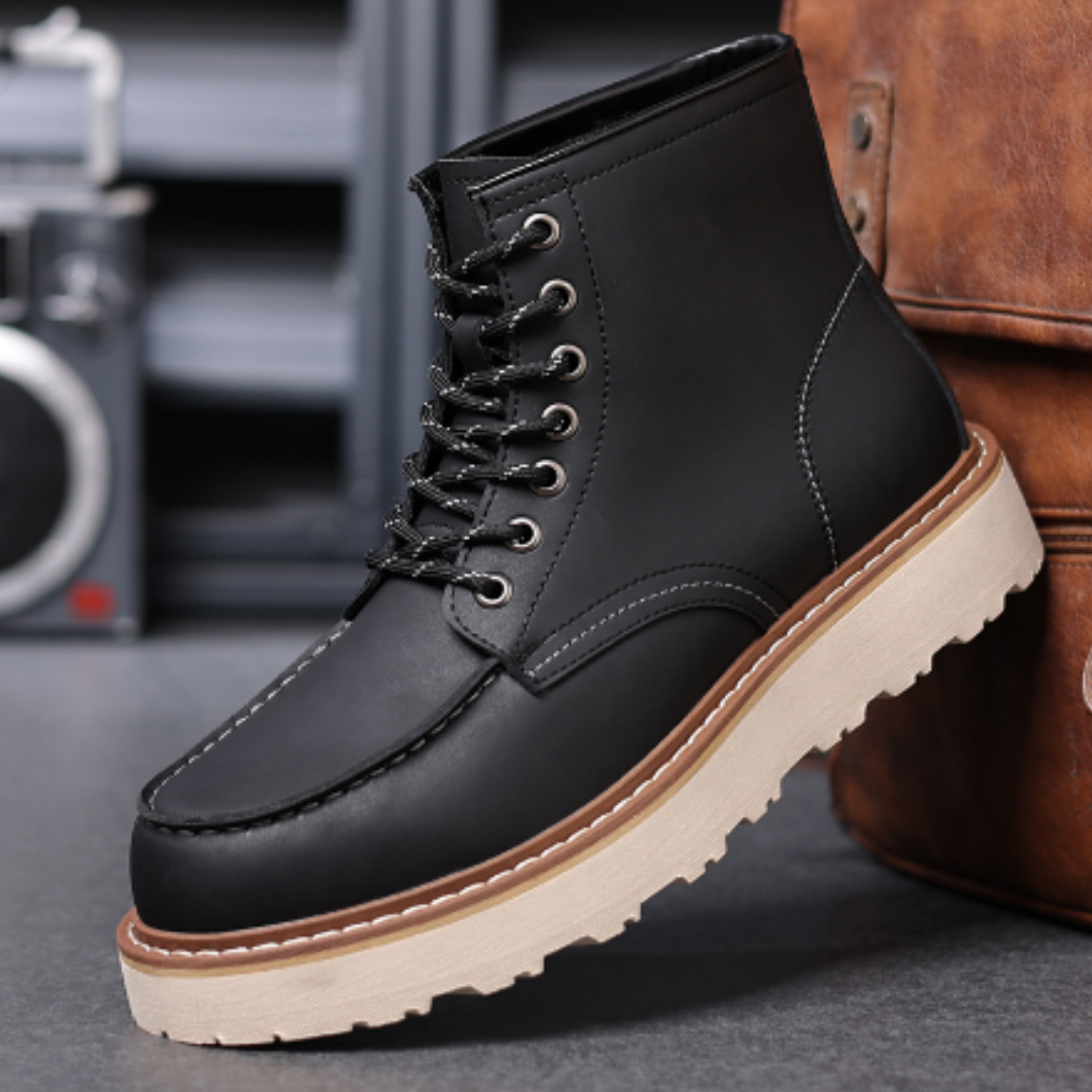 Bottines Hiver Chic pour Homme avec Lacets - PanierRoyale