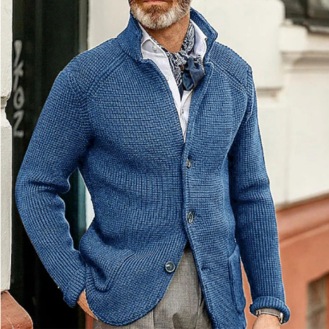 Blouson Homme Marine Classique et Élégant