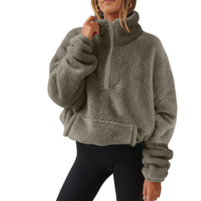 Pull Femme Peluche Doux et Confortable