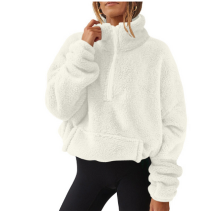Pull Femme Peluche Doux et Confortable