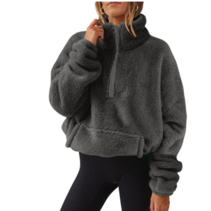 Pull Femme Peluche Doux et Confortable