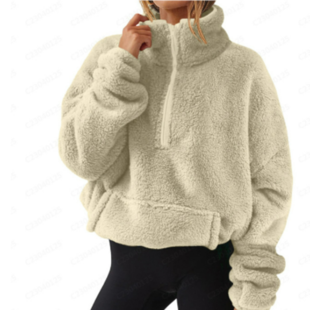 Pull Femme Peluche Doux et Confortable - PanierRoyale