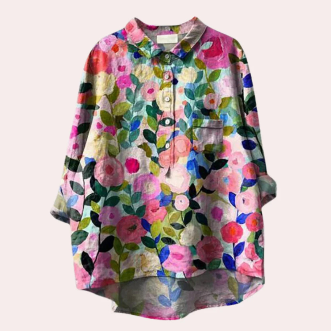 Chemise Homme Décontractée à Fleurs - PanierRoyale