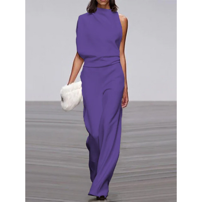 Robe Femme Décontractée Col Rond Sans Manches