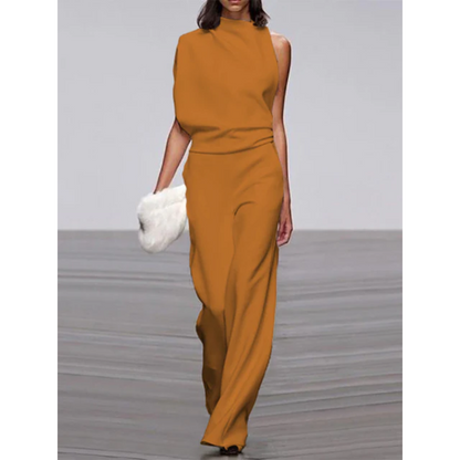 Robe Femme Décontractée Col Rond Sans Manches