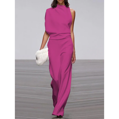 Robe Femme Décontractée Col Rond Sans Manches